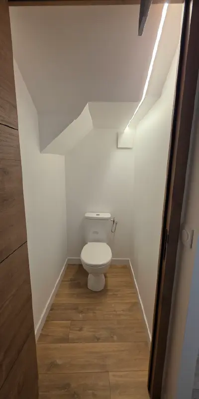 photo des toilettes rénové